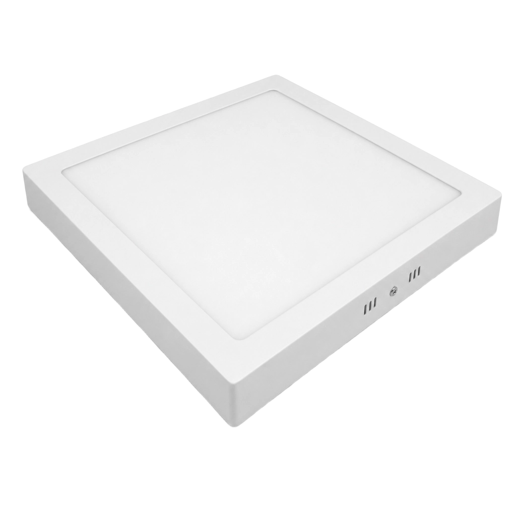 Čtvercový přisazený LED panel 24W s bílým rámečkem